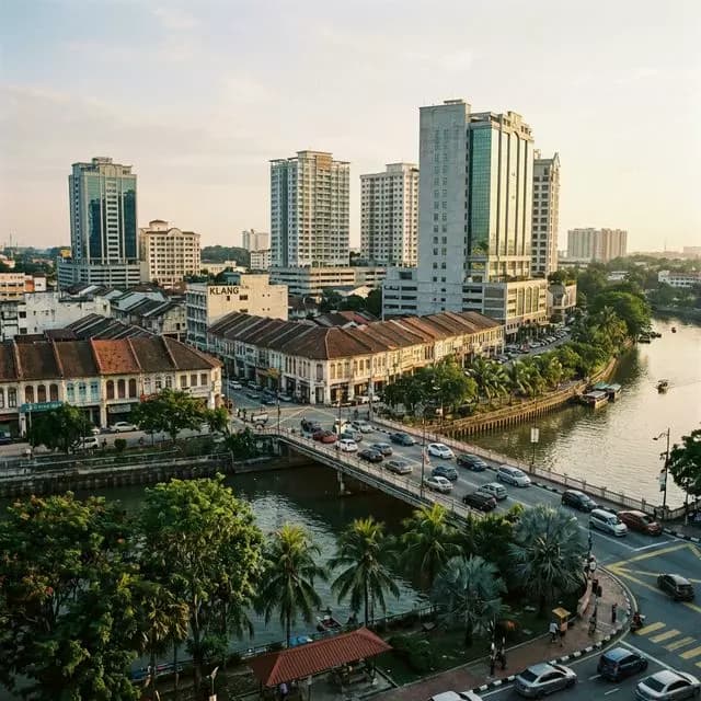 Bengkel kereta bergerak di Klang