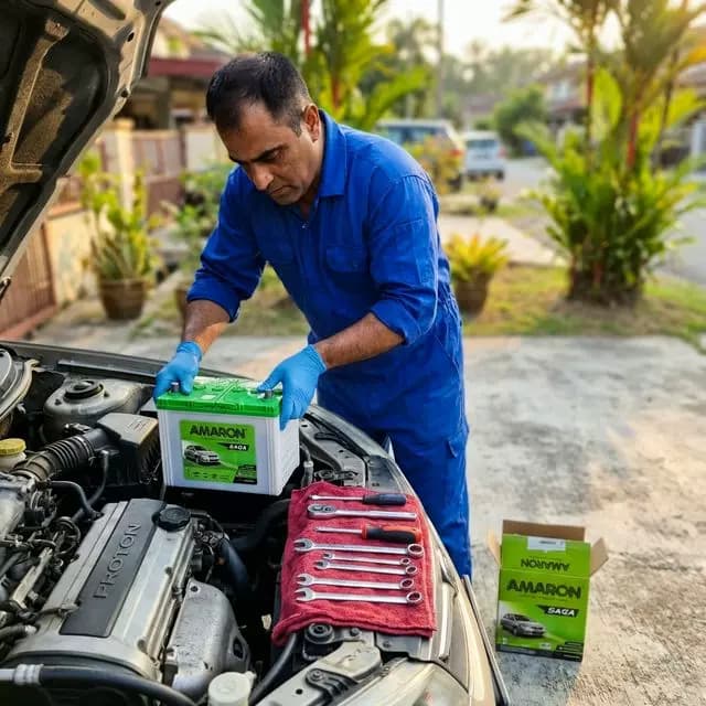 Tukar Bateri Kereta